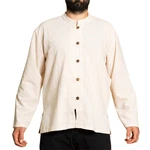 PANASIAM Kurzarmhemd Fischerhemd Ben Weiß/Beige/Khaki