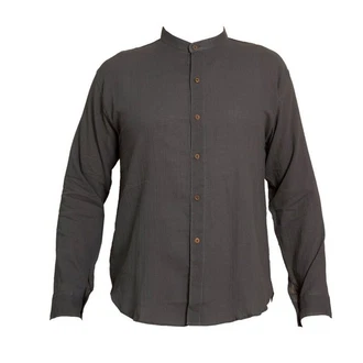 PANASIAM Kurzarmhemd 'K' Dunkelgrau/Braun/Grau/Khaki/Hellgrau/Dunkelbraun PANASIAM Kurzarmhemd 'K' Dunkelgrau/Braun/Grau/Khaki/Hellgrau/Dunkelbraun