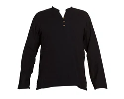 PANASIAM Kurzarmhemd 'K' Schwarz/Beige/Dunkelrot