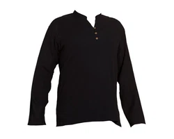 PANASIAM Kurzarmhemd 'K' Schwarz/Beige/Dunkelrot