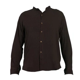 Kurzarmhemd Luftig leichtes Sommerhemd 'K' mit Knpfen aus 100% Baumwolle Herren Freizeithemd Fischerhemd Fisherman Shirt