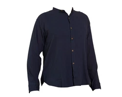 PANASIAM Kurzarmhemd 'K' Dunkelblau/Blau/Hellblau