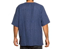 PANASIAM Farmerhemd Blau/Lila