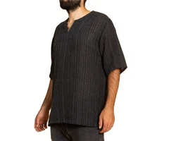 PANASIAM Farmerhemd Rot/Dunkelgrau/Schwarz/Lila/Grau