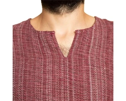PANASIAM Farmerhemd Dunkelrot/Rot/Bordeaux