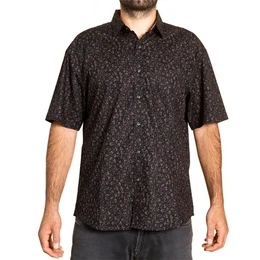 Kurzarmhemd Herren Freizeithemd in tropisch buntem Design aus 100 % Baumwolle leichtes Kurzarmhemd fr den Sommer bequem und luftig