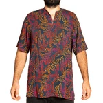 PANASIAM Kurzarmhemd Herren Hemd Freizeithemd Dunkelrot/Lila/Mischfarben/Bordeaux PANASIAM Kurzarmhemd Herren Hemd Freizeithemd Dunkelrot/Lila/Mischfarben/Bordeaux
