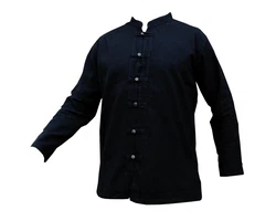 PANASIAM Fisherman Shirt Kurzarmhemd Herren Dunkelblau/Lila/Beige