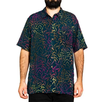 PANASIAM Kurzarmhemd mit Kragen Lila/Blau/Dunkelgrün/Rosa/Mischfarben PANASIAM Kurzarmhemd mit Kragen Lila/Blau/Dunkelgrün/Rosa/Mischfarben