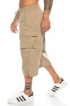 Kendindza Collection Cargobermudas Cargo Taschen Abnehmbare Beine Herren (Bermudas) Khaki/Beige
