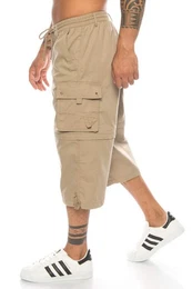 Cargobermudas Bermudas Herren Kurze Hose Herren 3/4 Hose Herren Cargo Taschen Abnehmbare Beine kurze Hose Herren Cargoshorts Herren Sommer