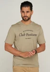 Jack & Jones T-Shirt JJHILL TEE SS CREW NECK Khaki/Braun/Dunkelgrün