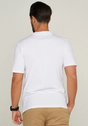 Jack & Jones T-Shirt JJHILL TEE SS CREW NECK Weiß/Grau