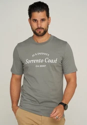 Jack & Jones T-Shirt JJHILL TEE SS CREW NECK Dunkelgrün/Grau/Grün/Khaki