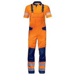 Latzhose Latzhose Construction orange, warnorange