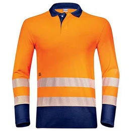 Poloshirt Poloshirt Construction orange, warnorange