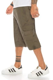 Cargoshorts Bermudas Herren Kurze Hose Herren 3/4 Hose Herren Cargo Kurze Hose Herren Cargoshorts Herren Sommer Stretch Gummibund
