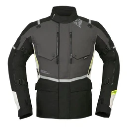 Motorradjacke Trohn Textiljacke dunkelgrau / hellgrau