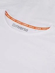 riverso Basic T-Shirt RIVLenny Regular Fit 3er Pack Weiß/Creme/Rot/Orange