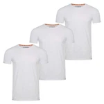 riverso Basic T-Shirt RIVLenny Regular Fit 3er Pack Weiß/Creme/Rot/Orange