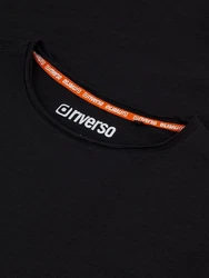 riverso Basic T-Shirt RIVLenny Regular Fit 3er Pack Dunkelblau/Schwarz