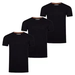 riverso Basic T-Shirt RIVLenny Regular Fit 3er Pack Dunkelblau/Schwarz