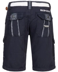 Geographical Norway Herren Shorts Cargo Bermuda Dunkelblau/Blau
