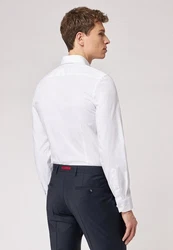 Roy Robson Businesshemd Extra Slim Fit Weiß/Creme/Grau