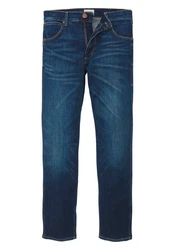 Wrangler Straight-Jeans Greensboro Thunder Blau/Dunkelblau