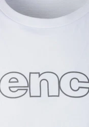 Bench. Loungewear T-Shirt mit Logoprint Weiß/Beige/Creme/Schwarz
