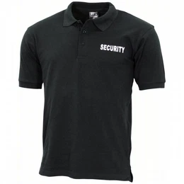 Poloshirt ProCompany Poloshirt, schwarz, Security, bedruckt - 3XL