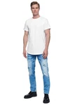 Rusty Neal Straight Jeans YOKOTE Blau/Hellblau