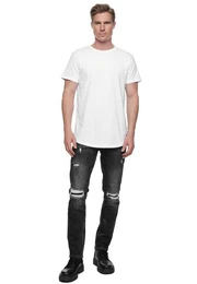 Straight-Jeans YOKOTE mit farblich abgesetzten Details