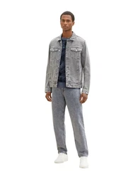 TOM TAILOR Sweatshirt Grau/Dunkelblau/Blau/Hellblau