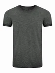 Riverso Herren Basic T-Shirt RIVMatteo Regular Fit Kurzarm Dunkelgrau/Grau/Hellgrau/Dunkelgrün