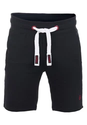riverso Herren Sweat Short RIVMoritz Bermudashort Schwarz/Rot