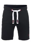 riverso Herren Sweat Short RIVMoritz Bermudashort Schwarz/Rot