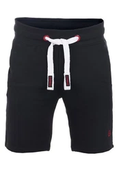 riverso Herren Sweat Short RIVMoritz Bermudashort Schwarz/Rot