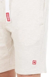 riverso Herren Sweat Short RIVMoritz Bermudashort Beige/Khaki/Dunkelrot/Creme/Grau
