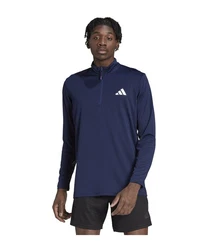 adidas Performance Sweater Seasonal HalfZip Sweatshirt Dunkelblau/Blau/Hellblau