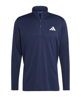 adidas Performance Sweater Seasonal HalfZip Sweatshirt Dunkelblau/Blau/Hellblau
