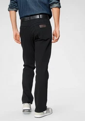 Wrangler Regular-Fit-Jeans Hose Texas Schwarz/Dunkelblau/Dunkelgrau