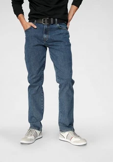 Wrangler Regular-Fit-Jeans Hose Texas Blau/Dunkelblau