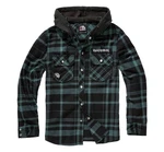 Brandit Outdoorhemd Herren Langarmhemd Iron Maiden Sweathood Eddy Dunkelgrün/Grün