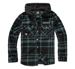Outdoorhemd Herren Langarmhemd Iron Maiden Checkshirt Sweathood Eddy