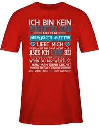 T-Shirt Ich bin kein perfekter Sohn - wei Herren & Mnner Geschenke