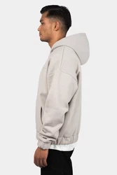 Dropsize Heavy Zip Hoodie Hellgrau/Grau/Khaki/Braun/Beige