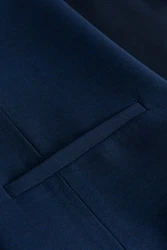 Strellson Anzugweste Slim Fit Dunkelblau/Hellblau/Blau