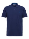 SELECTED HOMME Shirt SLHDANTE Dunkelblau/Blau