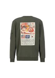 Alpha Industries Sweater USN Blood Chit Dunkelgrün